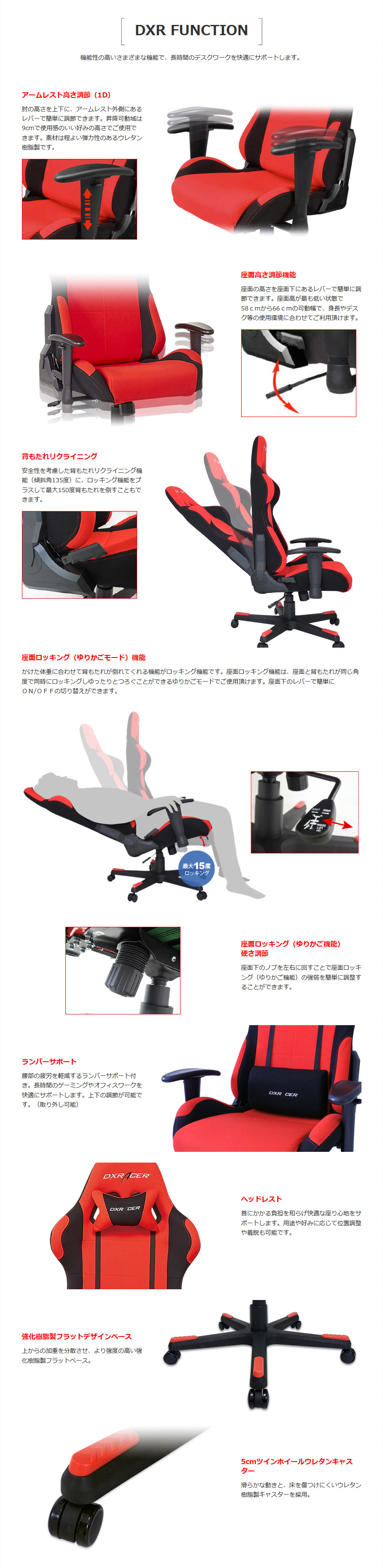 Dxracer Dxr Bkn ブラック フォーミュラシリーズ スタンダードモデル ファブリック仕様