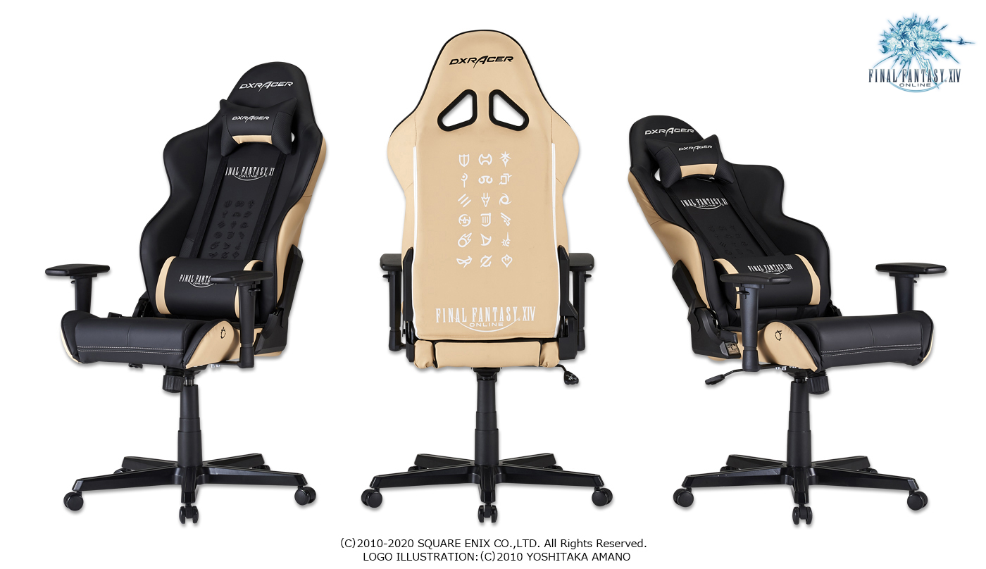 DXRacer FFXIVコラボモデル ゲーミングチェア RZ-140【極美品】-b2z